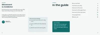 Pages 2–3 of Patient guide from a chiropractor – 16 pages