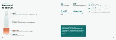 Pages 4–5 of Patient guide from a chiropractor – 16 pages