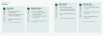 Pages 8–9 of Patient guide from a chiropractor – 16 pages
