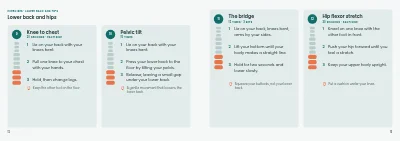Pages 12–13 of Patient guide from a chiropractor – 16 pages