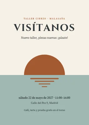 Jornada de puertas abiertas en Klitmøller — invitación
