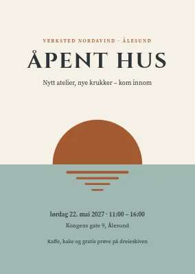 Åpent hus i Klitmøller — invitasjon