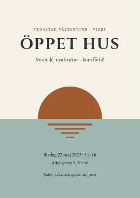 Öppet hus i Klitmøller — inbjudan