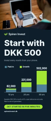 Investing roll-up — start with DKK 500