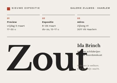 Besloten opening — Zwitsers raster en een grote titel