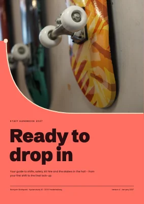 Staff handbook — skatepark