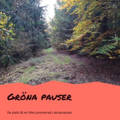 Gröna pauser · essä i klippt papper