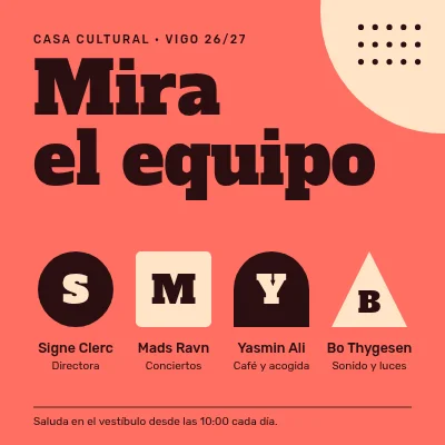 Casa de la cultura — conoce al equipo