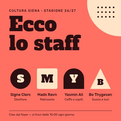 Casa della cultura — conosci il team