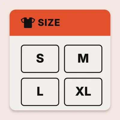 Size with four boxes