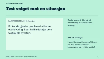 Side 3 av Kundestøtte med kontinuitet