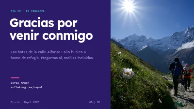 Página 5 de Diario de viaje — trekking en Nepal