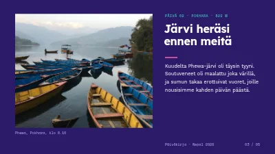 Sivu 3 – Matkapäiväkirja — vaellus Nepalissa