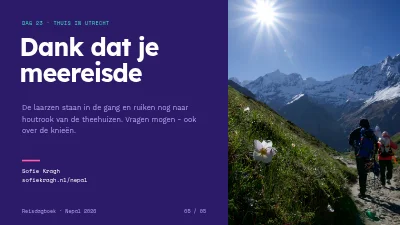 Pagina 5 van Reisdagboek — trektocht door Nepal