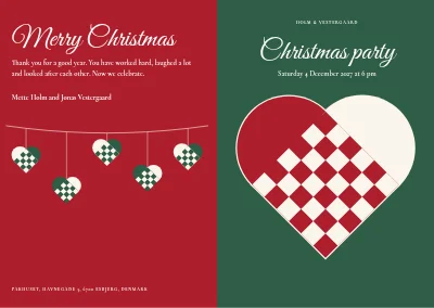 Cover of Programme and original songs for a company Christmas party – 12 pages