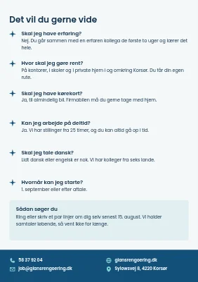 Side 2 af Rengøringsassistent søges i Korsør