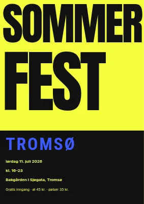 Sommerfest — bakgården på Nørrebro