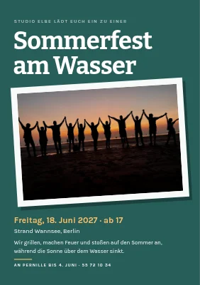 Sommerfest am Wasser