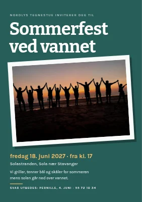 Sommerfest ved vannet