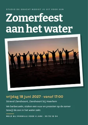 Zomerfeest aan het water