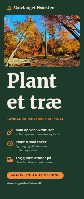 Roll-up til træplantning — plant et træ med os