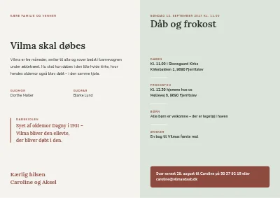 Side 2 af Barnedåb med dåbskjole