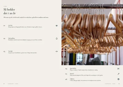 Side 32–33 af Lookbook for dansk tøjmærke – 48 sider