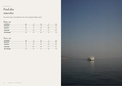 Side 34–35 af Lookbook for dansk tøjmærke – 48 sider
