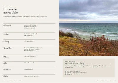 Side 36–37 af Lookbook for dansk tøjmærke – 48 sider