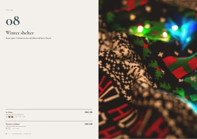 Seiten 22–23 von Lookbook for a Danish fashion label – 48 pages
