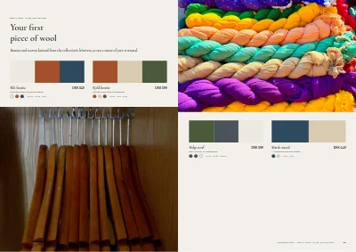 Seiten 26–27 von Lookbook for a Danish fashion label – 48 pages