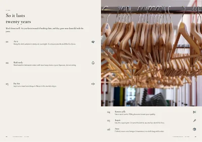 Seiten 32–33 von Lookbook for a Danish fashion label – 48 pages