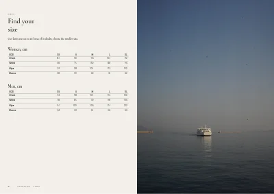 Seiten 34–35 von Lookbook for a Danish fashion label – 48 pages