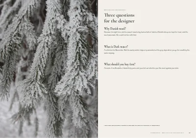 Seiten 38–39 von Lookbook for a Danish fashion label – 48 pages