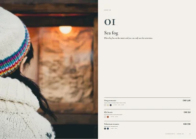 Seiten 8–9 von Lookbook for a Danish fashion label – 48 pages