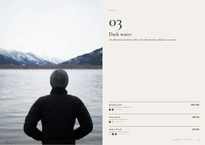 Seiten 12–13 von Lookbook for a Danish fashion label – 48 pages