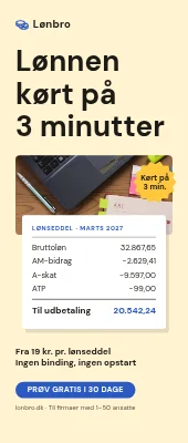 Roll-up til lønsystem — lønnen kørt på 3 minutter