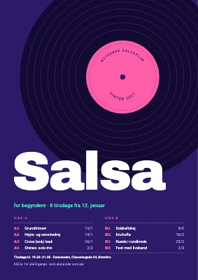 Salsakursus — plade med trackliste