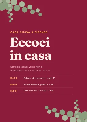 Festa di inaugurazione — eucalipto negli angoli