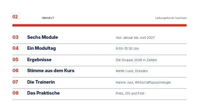 Seite 2 von Führungskräfteentwicklung — ein Kurs für neue Führungskräfte