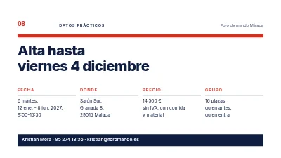 Página 8 de Desarrollo del liderazgo — un curso para nuevos directivos