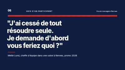 Page 6 de Développement du leadership — une formation pour les nouveaux managers