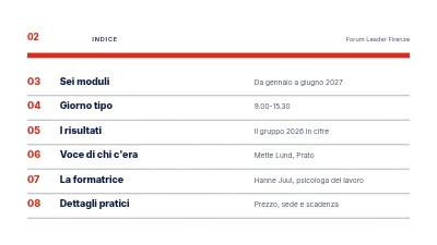 Pagina 2 di Sviluppo della leadership — un corso per nuovi manager