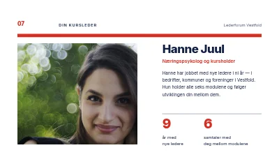 Side 7 av Lederutvikling — kurs for nye ledere