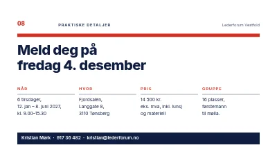 Side 8 av Lederutvikling — kurs for nye ledere
