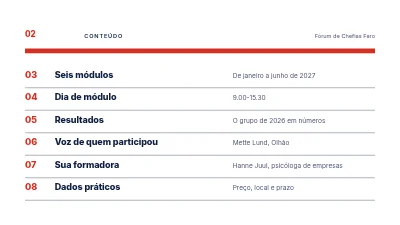 Página 2 de Desenvolvimento de liderança — um curso para novos gestores