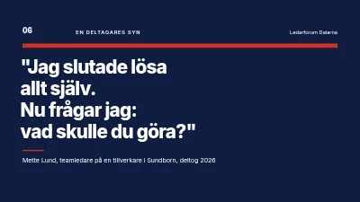 Sida 6 av Ledarskapsutveckling — en kurs för nya chefer
