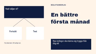 Sida 1 av En bättre första månad