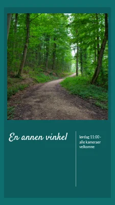 En annen vinkel · helgepostkort