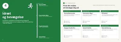Side 18–19 af Kultur- og fritidskatalog for kommune – 48 sider